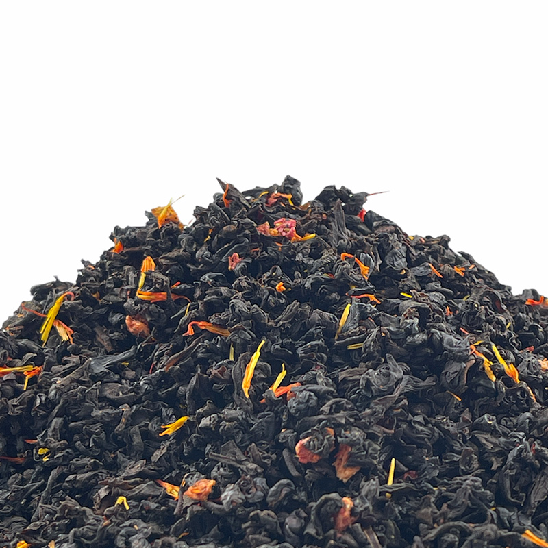 Juodoji arbata žemuogių kremas